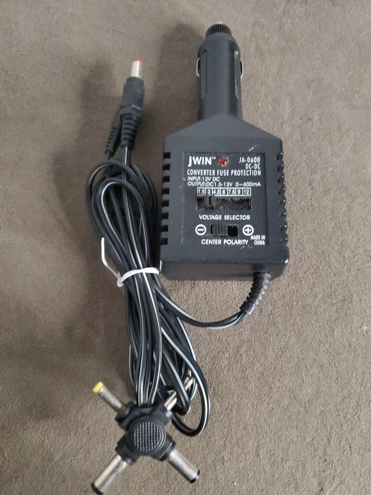 JWin DC Car Converter  JA d600, INPUT 12V Fuse Protection