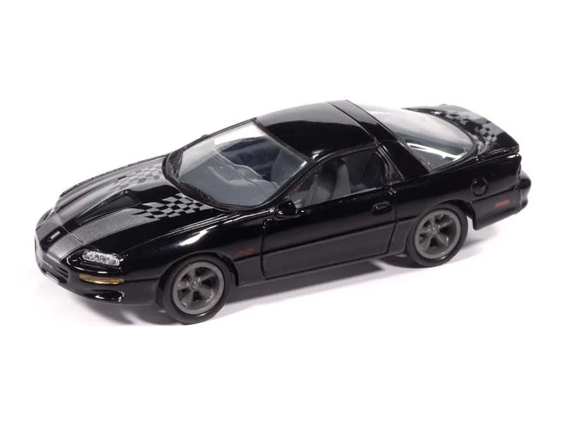 2002 Chevy Camaro SS - Black Diecast 1:64 Scale Model - Johnny Lightning JLCT020