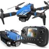 Drone with Camera for Adults LCD Screen FPV Live Video, Professional Brushless M