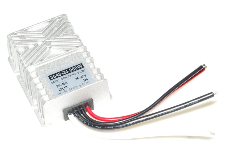 KNACRO 48V 60V 4060V to 24V 40A 960W DCDC Waterproof Boost Converter Automati...