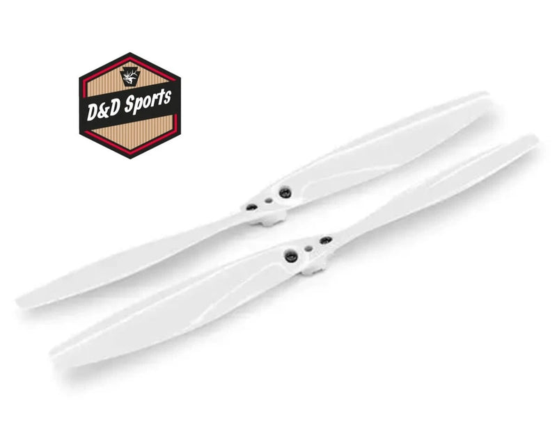 Traxxas Aton rotor blades, white, with mounting holes