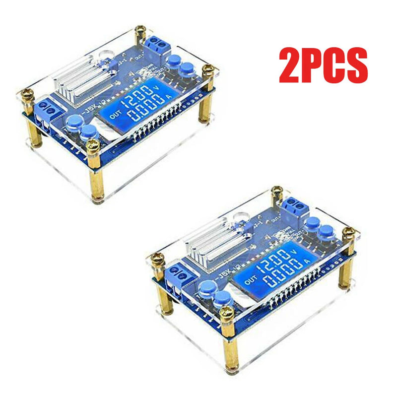 2pcs 5A DC-DC Buck Step-down Constant Voltage Current LCD Power Supply Module