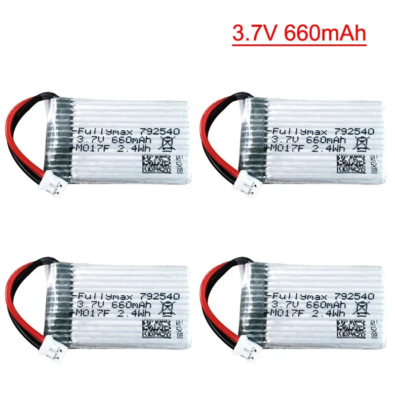 3.7V 660mah 25C 792540 Lipo Battery PH2.0 plug For Radiolink F121 F110S RC toys