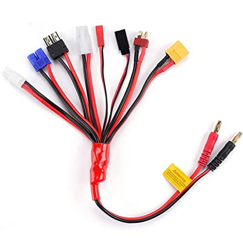 RC Connector 8 in 1 Octopus Convert Cable to 4.0mm Banana Plug Lead Cable Converter