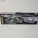 Syma 3-Channel Remote Control S022 Army Chinook Helicopter New