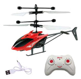 Mini RC Helicopter Remote Control Drone Rechargeable Fall-Resistant Kids Toy