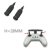 Joystick thumb rocker sticks, black textured grips with extended caps