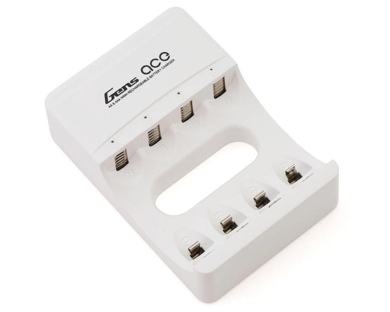 Gens Ace AA & AAA Battery Charger (4 Slots) (NiMH/NiCD) [GEAC704A2] Battery