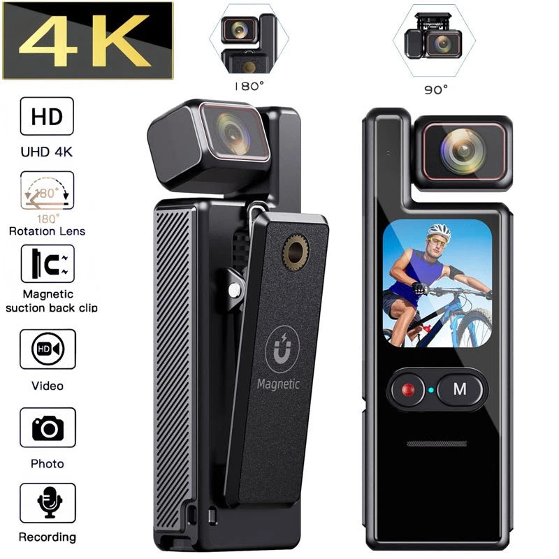 4K MINI HD WIFI Action Camera Thumb Sport Portable Video Recorder Anti-Shake L17