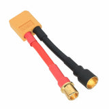 HXT 8mm Male+/Female- to XT60 Male cable 12AWG 5CM wire Lipo Battery Toy FPV UAV