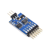 3-way video switcher electronic toggle switch module with blue PCB and pin header