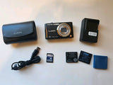 Panasonic Lumix DMC-FH27 16 MP Digital Camera Works Battery 4GB SD card Charger