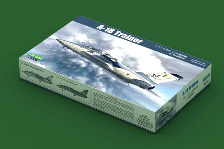 A-1B Trainer aircraft model kit box with plane artwork