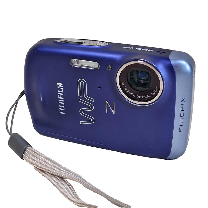 Fujifilm FinePix Z33WP Blue Digital Camera Y2k w Battery Charger SD Tested Works