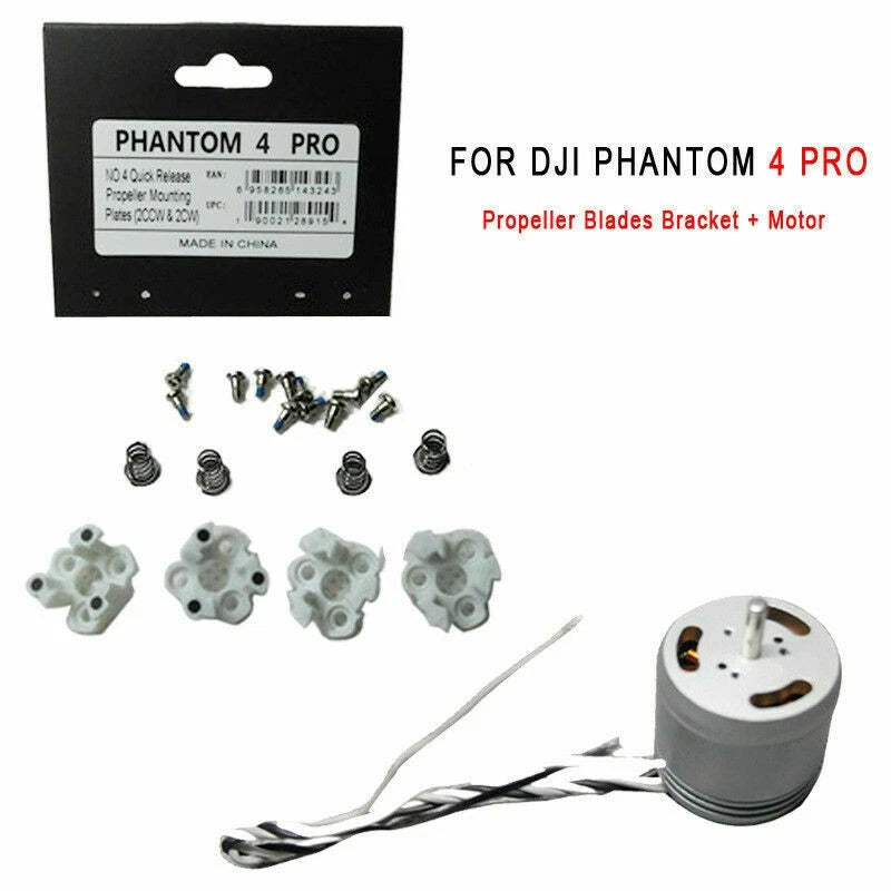 Original 2312S Brushless Motor+Propeller Bracket For DJI Phantom 4 Pro Drone B