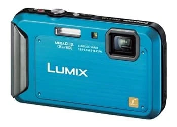 Panasonic Lumix Waterproof Digital Camera Coral Blue DMC-FT20-A From Japan