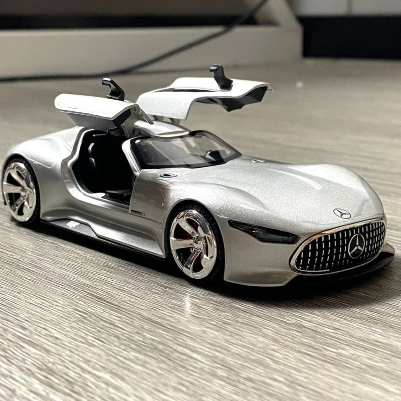 1:32 Mercedes-Benz AMG Vision GT Diecast Alloy Supercar Model Car w/ Sound Light