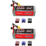 Venom 35C 4S 5000mAh 14.8V Hard Case RC LiPo Battery ROAR with UNI Plug x2 Packs Battery