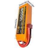 14.8V 4S 1800mAh 25C LiPO Battery T-plug for RC Plane Heli FPV Quad Copter Drone