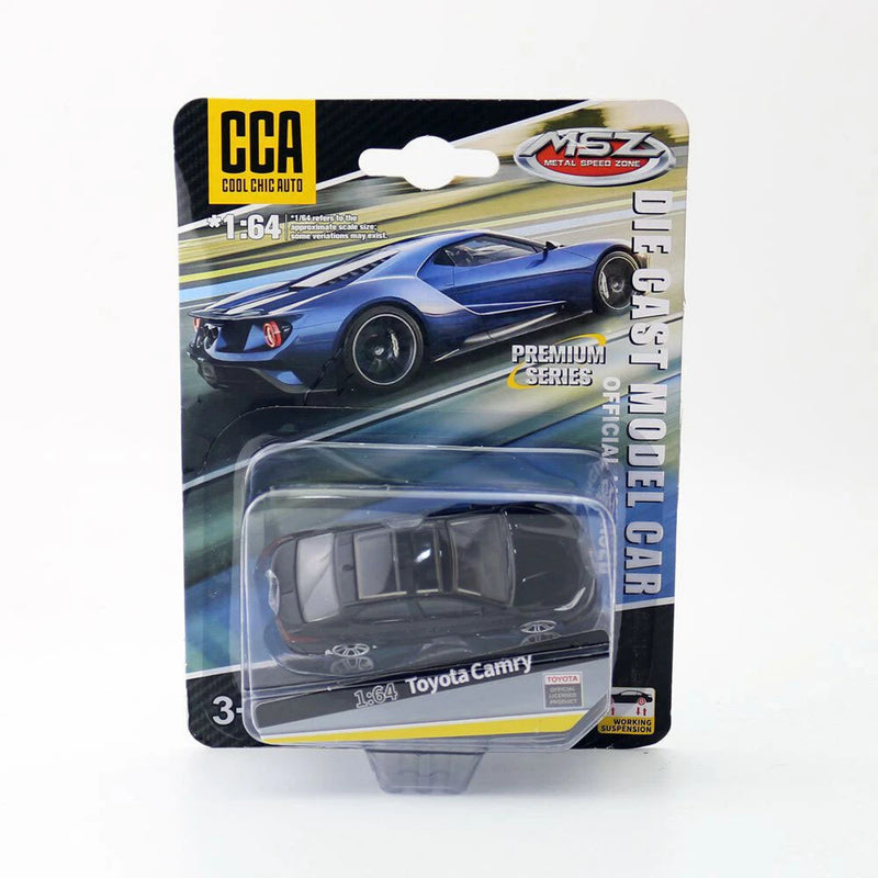 1/64 Camry Model Car Diecast Toy Cars Boys Toys for Kids Gifts Collection Black