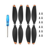 For DJI Mini 2 Drone Accessories 1/2/4 Pairs Black PC Low Noise Propellers Set