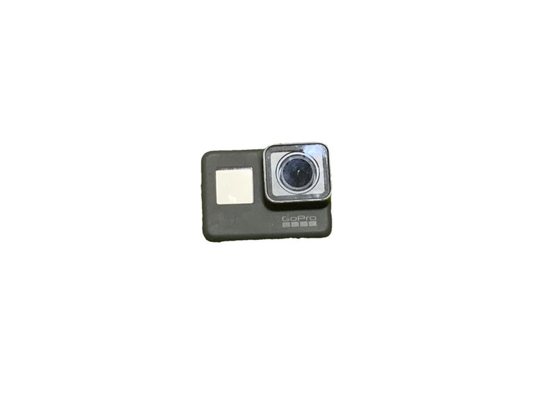 Black GoPro HERO5 action camera with front lens and small display