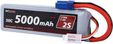 7.4V Lipo Battery 2S 50C 2200mAh with JST Balance Connector and EC5 Connector
