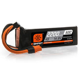 Spektrum 14.8V 2200mAh 4S 50C Smart LiPo Battery : IC3  SPMX22004S50