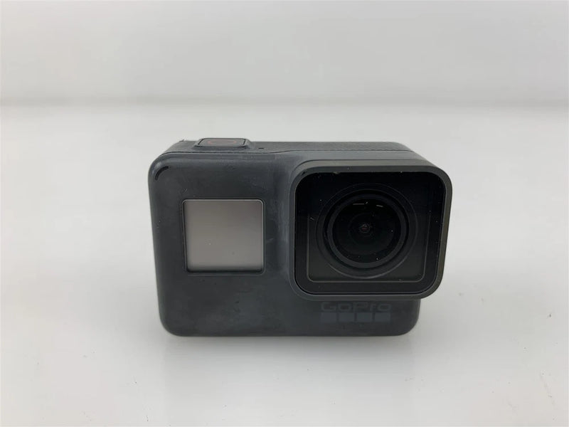 GoPro HERO5 Black Edition action camera with front lens and LCD window, black housing