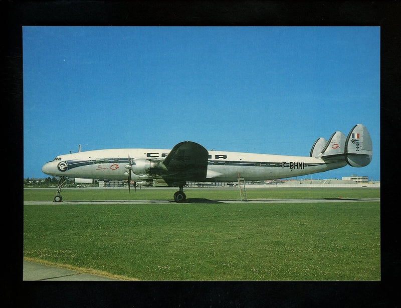Aviation Airplane Airline postcard Air Hobby #90 Lockheed L-1049G Constellation