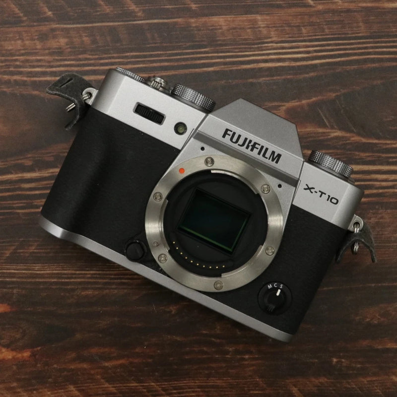 FUJIFILM X-T10 Silver Mirrorless Digital Camera [Near Mint] #7594