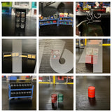 Diorama 1/64 Repair Tools Model Garage Workshop Scene Props Model Accessory Toy Battery