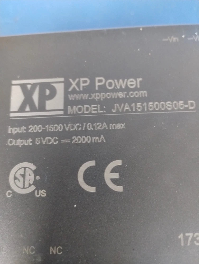 XP POWER JVA151500S05-D DC-DC Converter,DIN Rail,10W,5V,2A,200-1500V Input