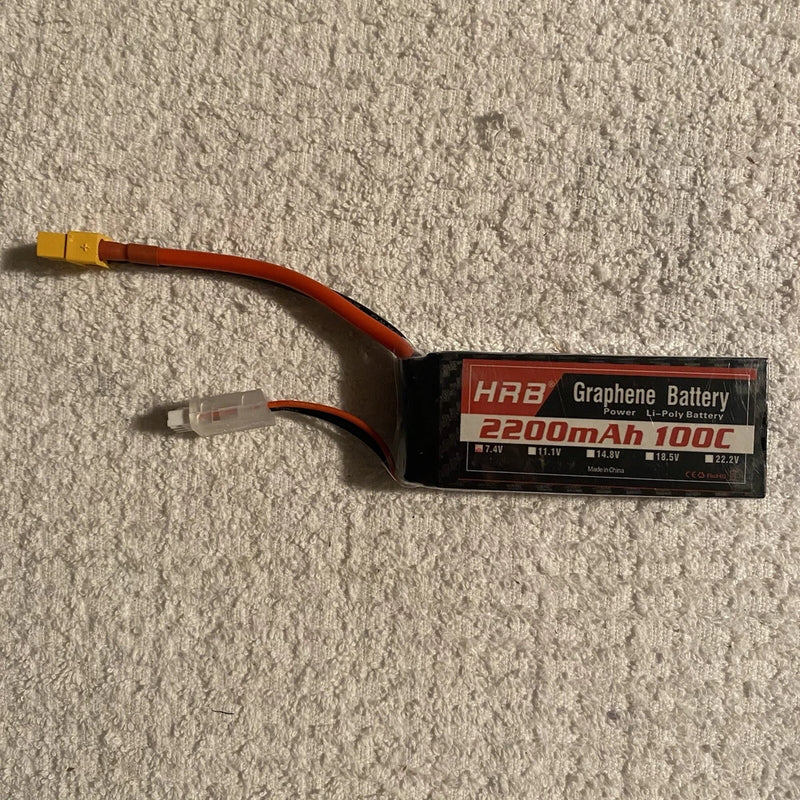 HRB 2200mAh 7.4V  100C LiPo Battery For RC Toys Battery