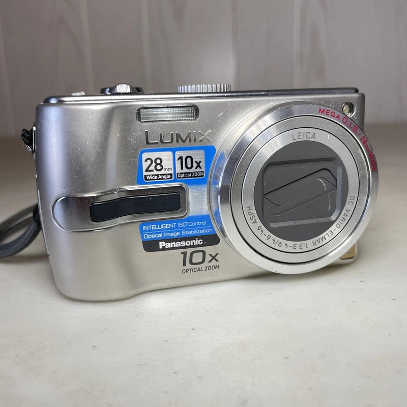 Broken Panasonic Lumix DMC-TZ3 Digital Camera AS IS For PARTS or REPAIR