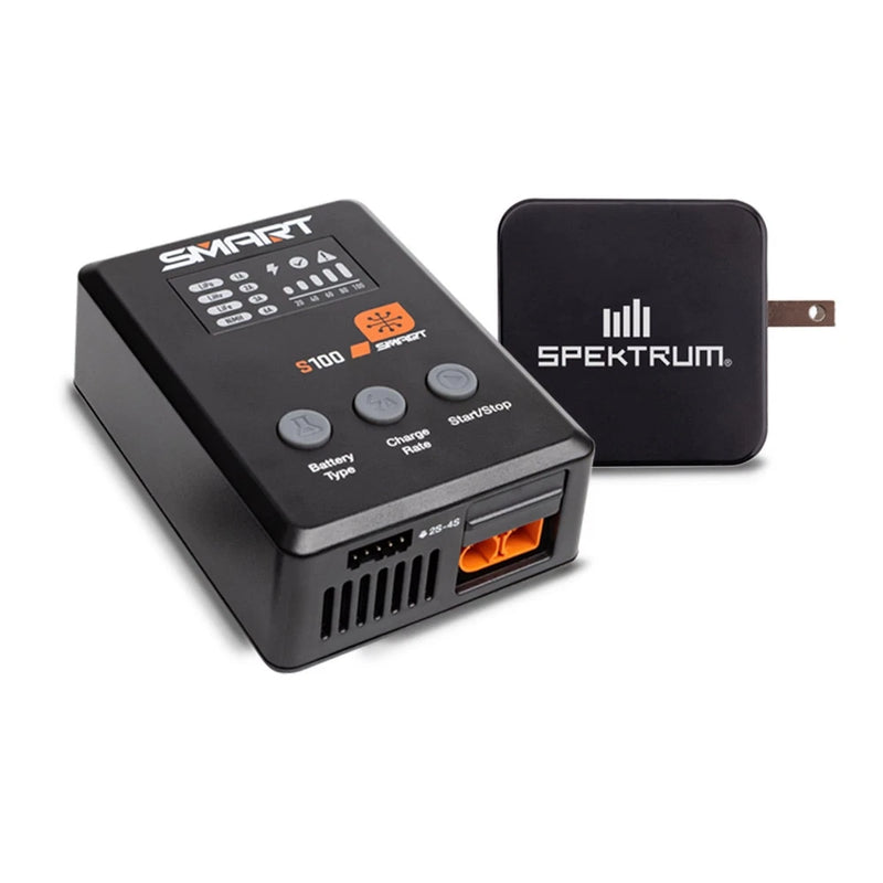 Spektrum Accessories S100 1x100W USB-C Smart Charger 65W USB-C GaN Power Supply Converter
