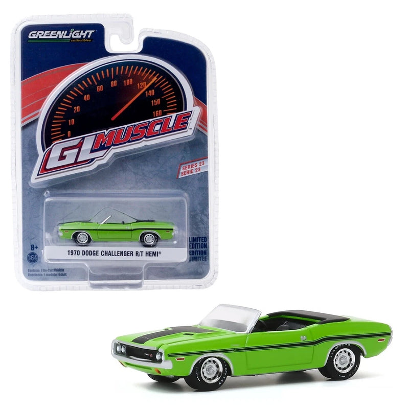 GREENLIGHT 13270D 1970 Dodge Challenger R/T HEMI Sublime Diecast Model Car 1:64