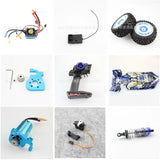 KingVal Servo/Shock Absorber/Tyre Wheel/Brushless ESC For WLtoys 124017 RC Car
