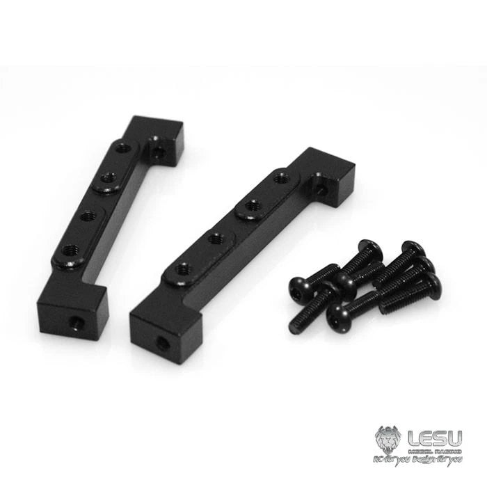 LESU Metal Fixed Holder of Front Double Servo DIY 1/14 Tamiya RC Tractor Truck