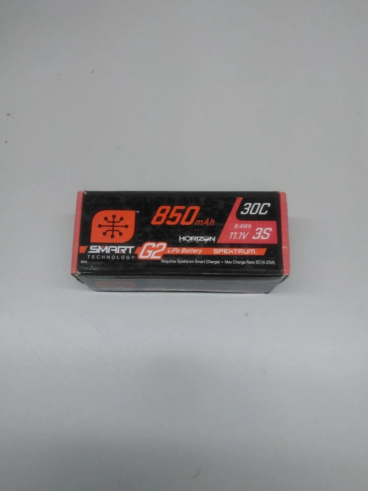 Spektrum SPMX8503S30 3S 30C Smart G2 LiPo Battery Pack 11.1V 850mAh (Open Box) Battery