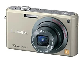 Panasonic Lumix FX100 Digital Camera Gold 12MP BSI Compact From Japan