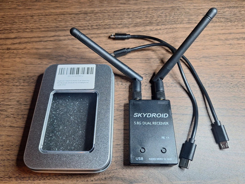 Skydroid 5.8GHz OTG Dual Antenna FPV Receiver for Android Smartphone