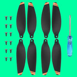 2Pairs/4x Propellers Low-Noise Quick Release Prop Gold Tip for DJI Mavic Mini 2