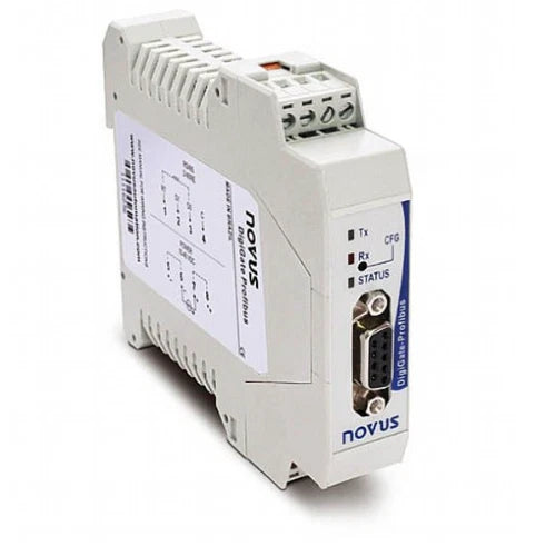 8811509405 Novus DigiRail-VA AC transducer(5Aac/300Vac in,4-20mA/0-10V/RS485)