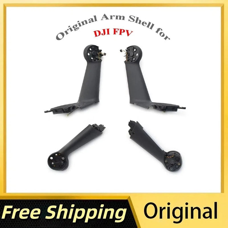 Original DJI FPV drone arm shells, black set of 4 repair parts, no motor or cable