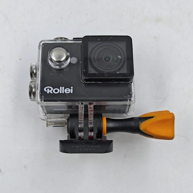 Rollei Actioncam 350 - Untested, Signs of Use, Includes Case & Stand