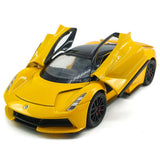 1:32 2020 Lotus Evija Model Car Diecast Toy Cars Alloy Metal Vehicles Orange Battery