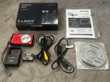 Panasonic LUMIX DMC-ZR1 12.1 MP Digital Camera RED Leica Made In Japan