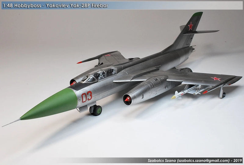1/48 (Pre-order) Pro-built Hobbyboss Yak-28P Firebar