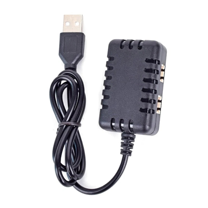 7.4V LiPo Battery USB Charger Cable with 2 XH-3P Connector for RC Car Battery
